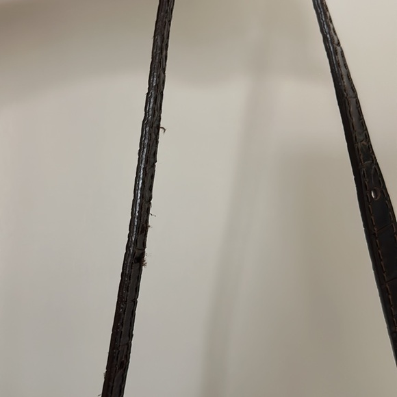 & OTHER STORIES Quiet Luxury Croc Shoulder Bag Leather Crossbody - Picture 6 of 6